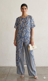 Blue n Gray Tunic