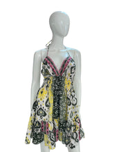 Grey & color gitana short dress