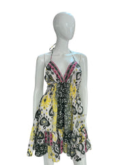 Grey & color gitana short dress