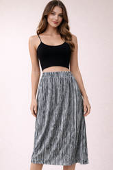 Black & Silver Skirt