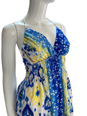 Blue & Yellow Gitana Dress