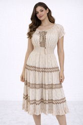 Boho sleeve dress