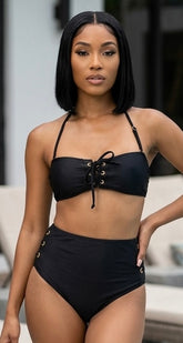 Black swimsuit