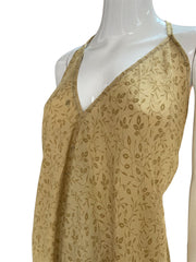 Gitana Gold Green Dress