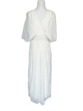 Beige Chiffon Jumpsuit