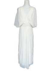 Beige Chiffon Jumpsuit
