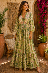 Royal Green Dress