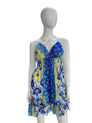 Blue & Yellow Gitana Dress