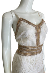 Boho cream dress