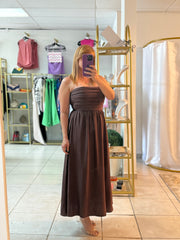 Brown Maxi Dress