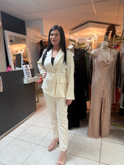 Cream White Suite Set