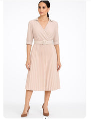 Cream Midi Dress