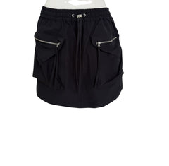 Black silver skirt