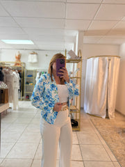 Blazer Tropical Azul