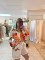 Blazer Tropical Naranja