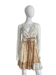 Gold Gitana Short Dress
