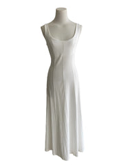 Straight White Dress