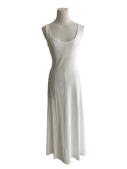 Straight White Dress