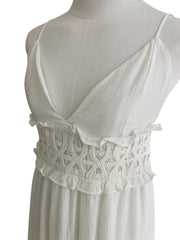 Bone White Lace Dress