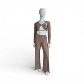 Cream Pant Set