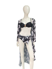 Black & white swimsuit set