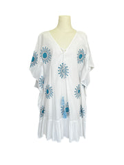 Blue & white dress