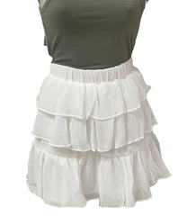 White skirt