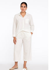 White Linen Set