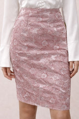 Pink Flower Skirt