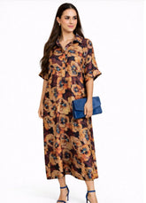 Tunic Orange Flower Dress