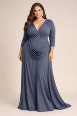 Dusty Blue Formal dress
