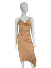 Gold Satin Dress