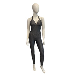 Gray Halter One Piece