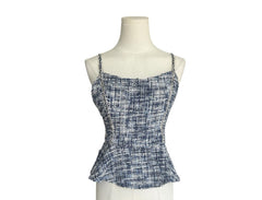Denim Blue & White