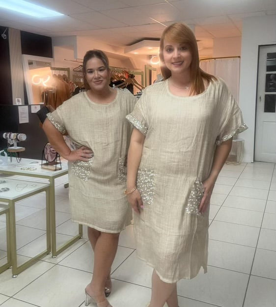 Cream India tunic