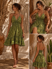 Olive Gitana Dress