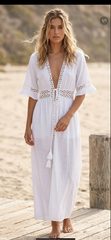 beach dress (white)