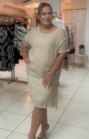 Cream India tunic
