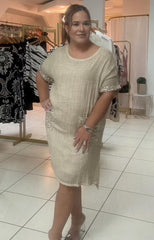 Cream India tunic