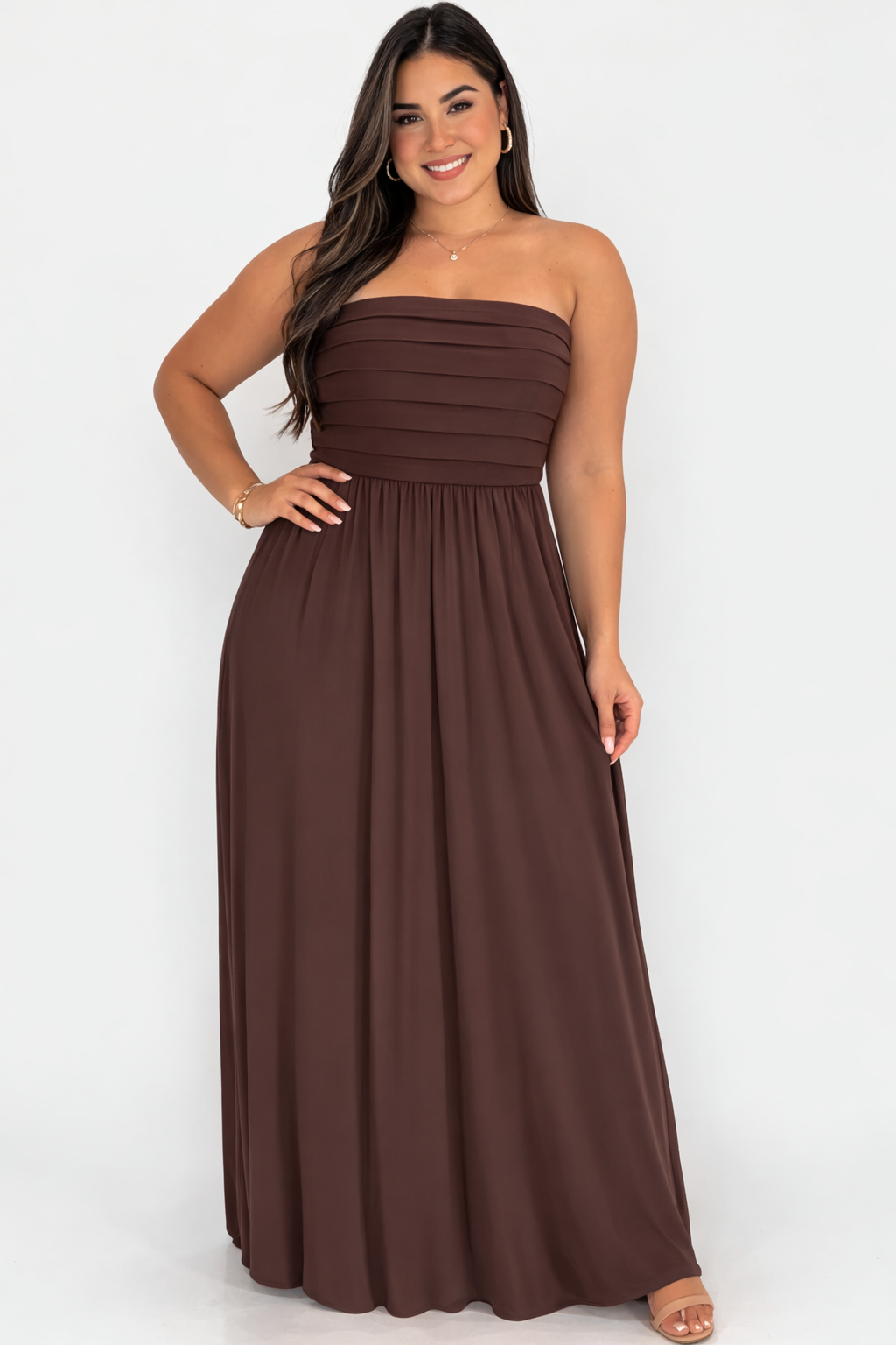 Brown Maxi Dress