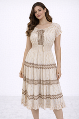 Boho sleeve dress