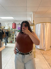 Brown Basic Top