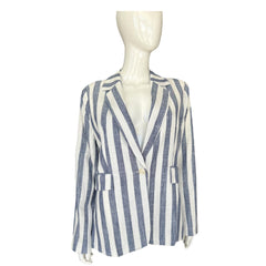 Blue & White Stripe Suit