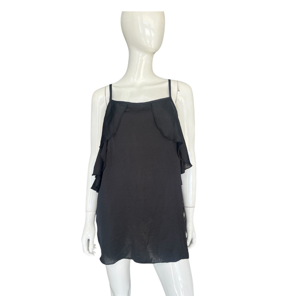 Black No Sleeve Top