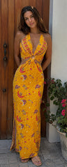 Yellow bright maxi