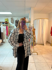 Gingham Blazer Curvy