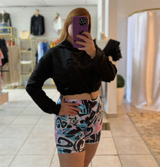 Graffiti Short Leggings