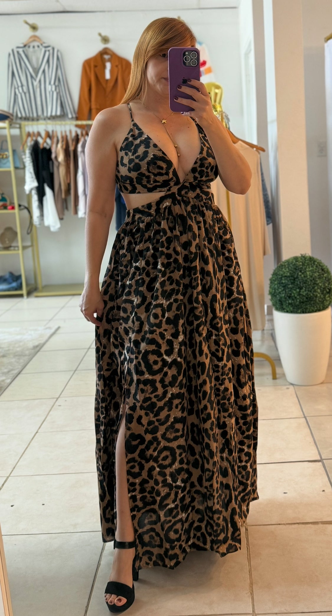 Animal Print Maxi