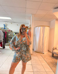 Sunset Jungle Romper