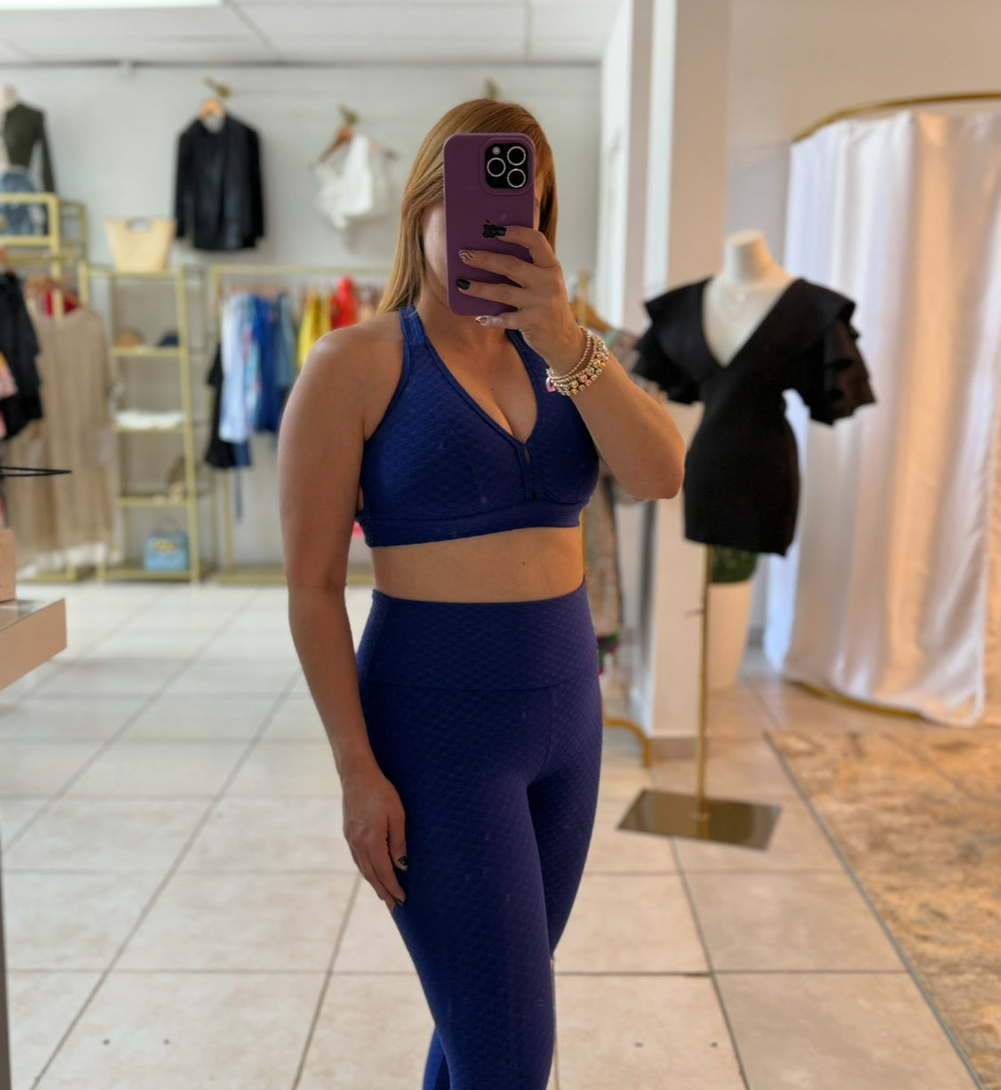 Ocean Blue Bra Set